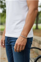 Bracciale Domar Uomo Bracciale acciaio in Acciaio BR 1696 - BR 1696